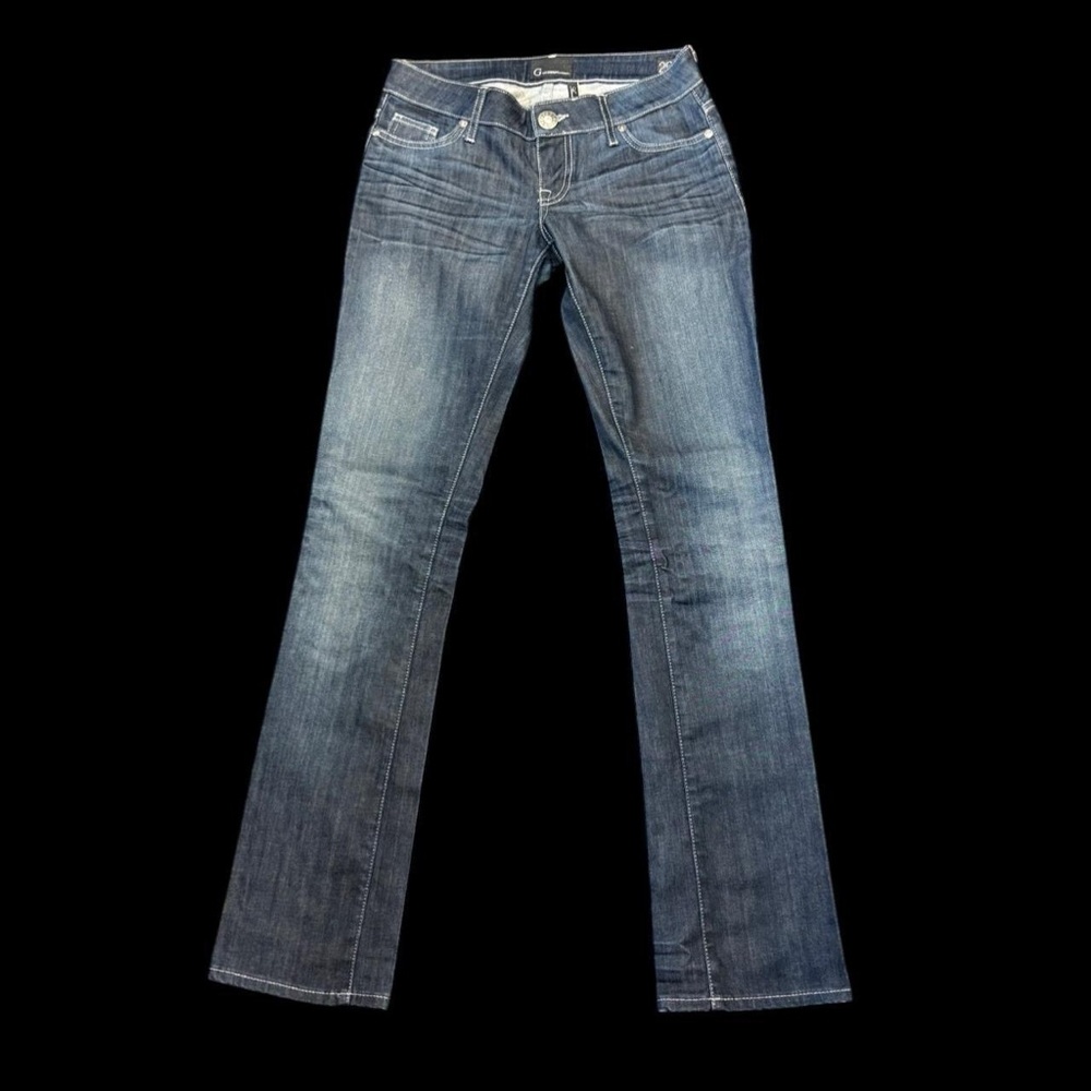 Guess Dark Wash Straight-Leg Jeans - Blue